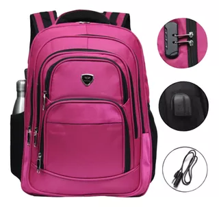 Mochila Bolsa Feminina Reforçada Notebook Impermeável 50 L