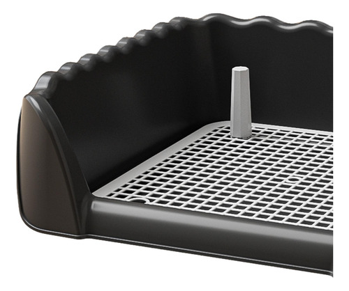 Baño Para Perros Con De Entrenamiento Innovador Negro