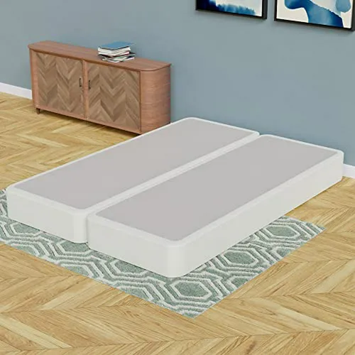 Base De Madera Natural De 4 Pulgadas Para Colchón King