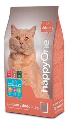 Happy One Gato Salmon 10kg - Alimento Para Gatos Adultos