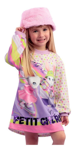Vestido Infantil Petit Cherie Ursinho Cuddly Teddy 22006 B.e