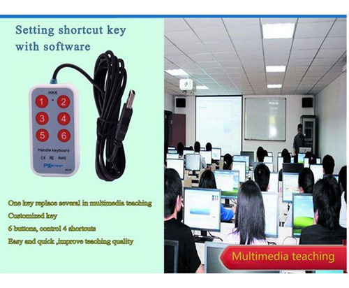 6 Botones Usb Handheld Para Computadora Portátil De
