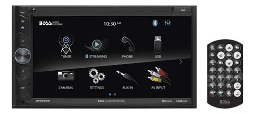 Boss Audio Systems Bv9395b - Receptor Multimedia Para Coche, Doble Din, A-link (espejo De Pantalla), Audio Bluetooth Y Llamadas Manos Libres, Pantalla Táctil De 6,95 Pulgadas, Usb, Sd, Sin Cd Dvd