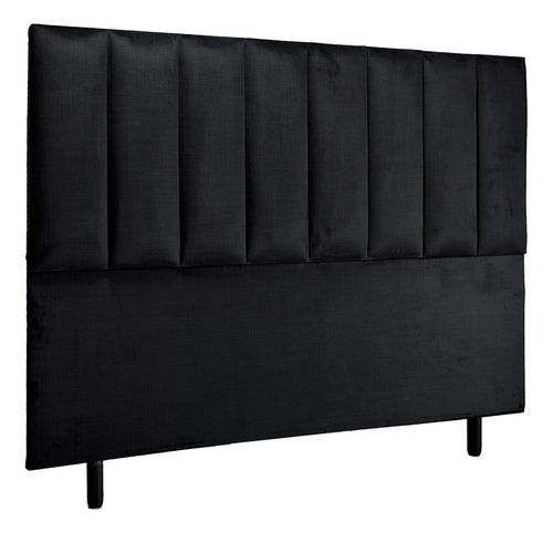 Cabeceira Cama Box Casal 1,40 Facto Corino - Linha Premium Cor Preto