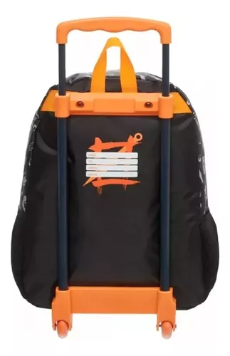 Kit mochila e estojo grande padrão escolar Naruto uzumaki hokage