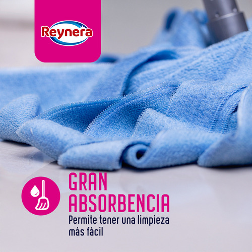 Trapeador Mop Microfibra Reynera Super Loop 2 Pzas