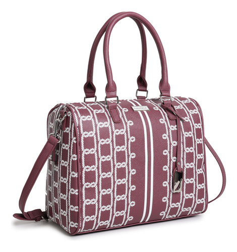 Bolsa Bowling Nautica A12497 Color Bordó