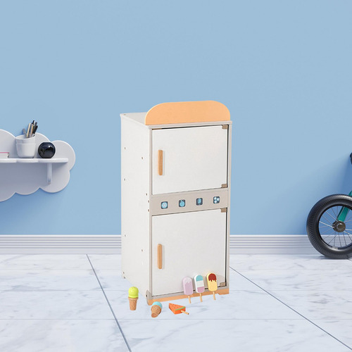 Juego De Refrigerador De Madera Para Niños, Juego De