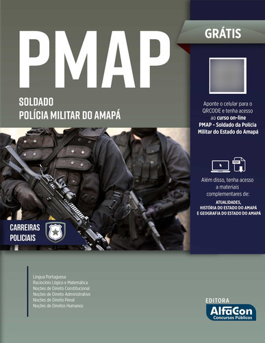 Soldado Polícia Militar Do Estado Do Amapá - Pm Ap, De Equipe Alfacon. Editora Alfacon, Capa Mole Em Português