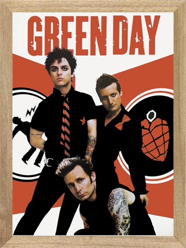 Green Day , Cuadro, Música, Poster, Afiche      M442