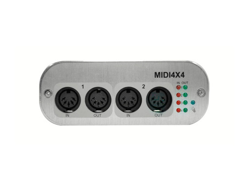 Imagen 3 de 6 de Interfaz Midi Usb Midiplus Midilink Midi 4x4 Para Teclado