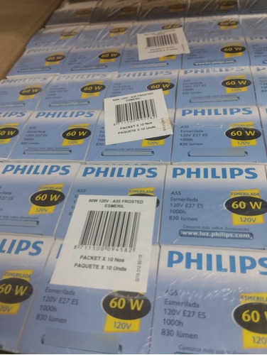 Bombillos Incnadecentes Philips 60 Watts 