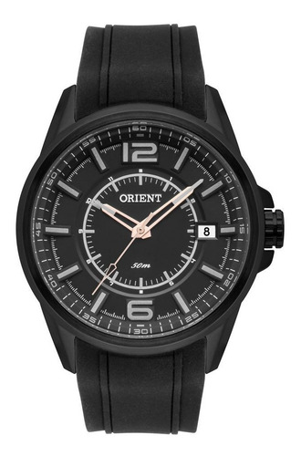 Relógio Orient Masculino Mpsp1011 P2px Preto Aço Analogico