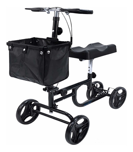 Andadera Ortopedica Para Rodilla Rollator Plegable Con Bolsa