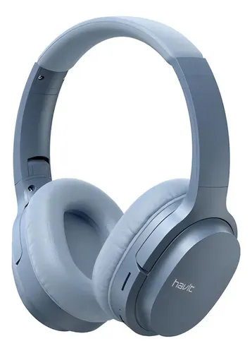 Auriculares Audífonos Inalámbricos Bluetooth Radio Con Fm Havit I62 Color Azul