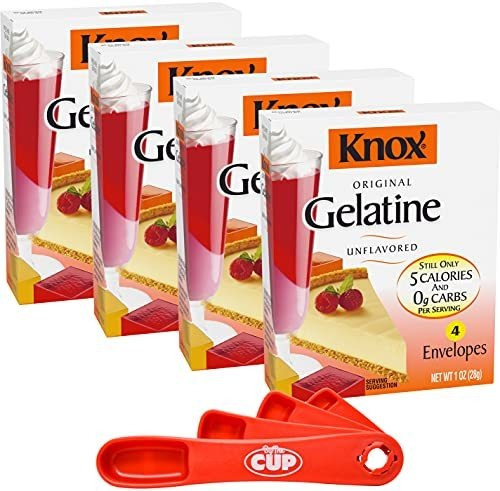 Gelatina - Knox Gelatine Unflavored Clear, 1 Oz (paquete De 