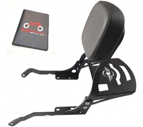 Bagageiro + Encosto Garupa Sissy Bar Interceptor 650 Chapam