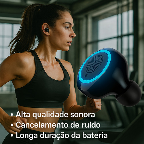 Fone Bluetooth Som Alto Compatível C/ iPhone E Android