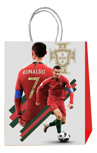 6 Bolsas Sorpresa Dulces Para Cumpleaños Cristiano Ronaldo 6