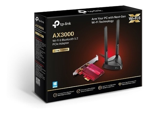 Adaptador Archer Tx3000e  Pcie Ax3000 Wi-fi 6 Bluetooth 5.0 