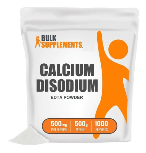 Bulk Supplements | Edta Disódico Calcio | 500g | 1000 Servic