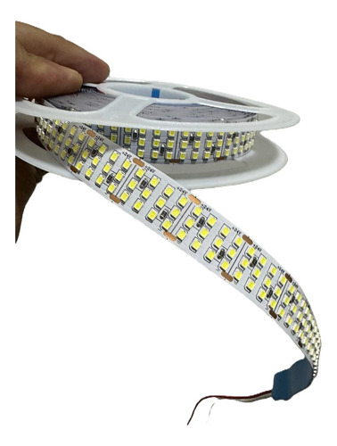 Fita Led Triplo, 624leds 36w/m 4000k 24v 5 Metros Luz Branco-neutro