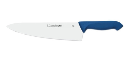 Cuchillo Tres Claveles Proflex Mgo.azul 30 Cms Cocinero