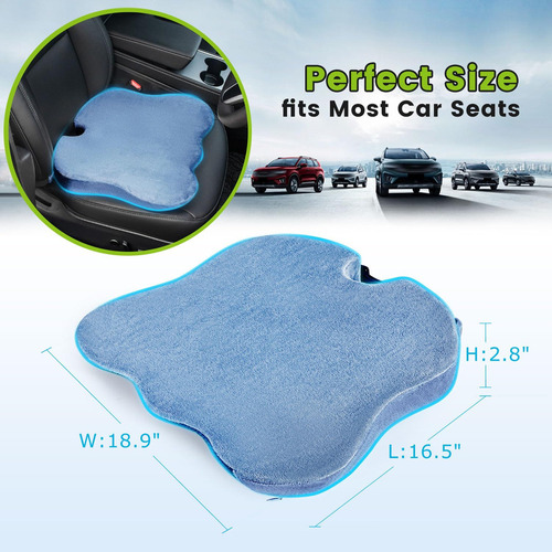 Cojin De Auto Cojín De Asiento En Forma De Cuña Para Automóv