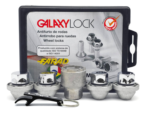 Antifurto De Roda Farad Galaxylock Ford Focus Fusion Ranger