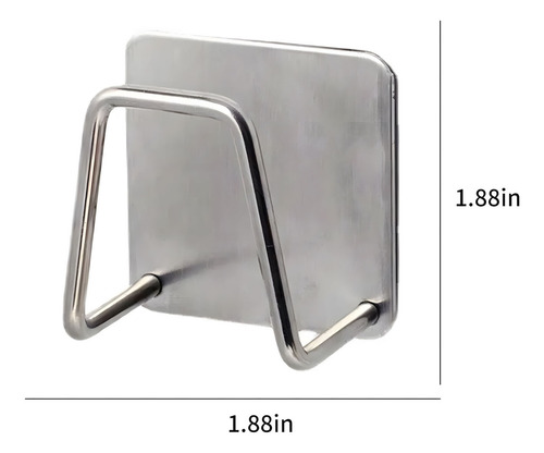 Soporte Adhesivo Para Fregadero Con Soporte De Esponja Para