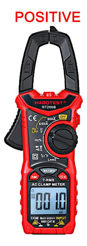 Pinza Amperimétrica Digital Habotest Para Medir Ca/cc
