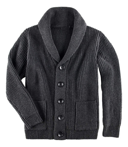 Suéter Cardugan Hombre Caballero Sweater De Botones Fs7