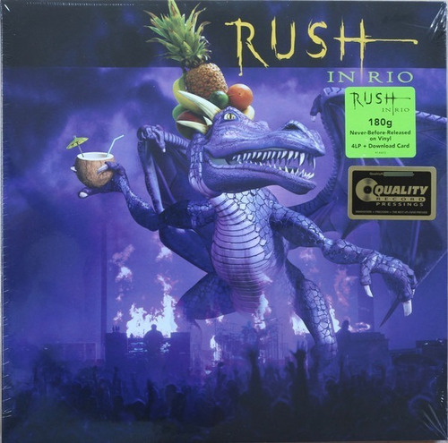 Rush In Rio Boxset 4lp Vinilo Nuevo Sellado Obivinilos