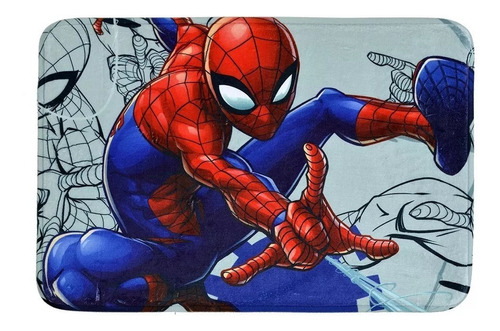 Tapete Para Banheiro Marvel Homem Aranha Licenciado Cor Vermelho