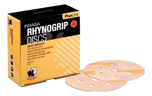 Disco Abrasivo Aspira Rhynogrip Grano 80 X Unidad Color Blanco