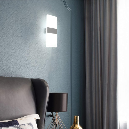 Lampara Aplique Pared Led Moderno X 4 Unidades