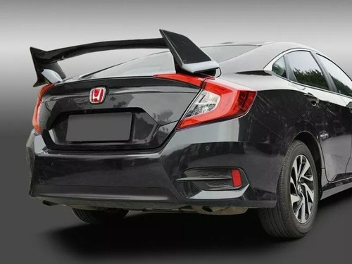 Aleron Compatible Con La Marca Honda Civic 2016 Al 2021 