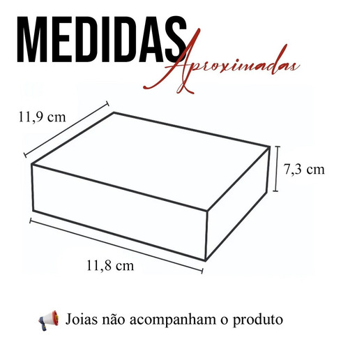 Imagem 4 de 4 de Maleta Estojo Porta Joias Mini Com Espelho Interno Salmão