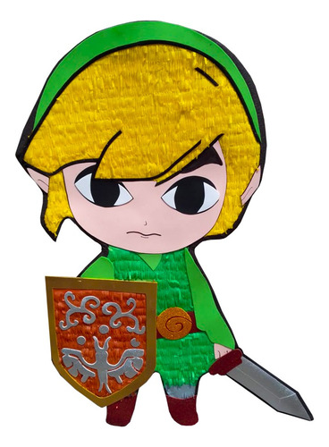 Piñata Premium 70 Cm Personalizada Fiesta Cumpleaños Niños Zelda