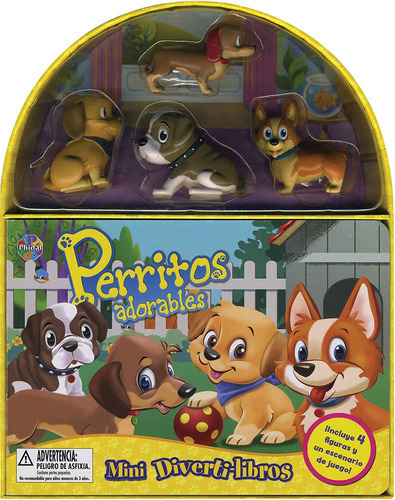 Mini Divertilibros: Perritos Adorables, De Palucci, Eliana. Editorial Phidal, Tapa Dura En Español, 2020