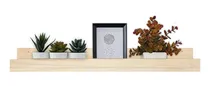 Comprar Repisa Estante Biblioteca Especiero Madera Pino 100cm Color Natural