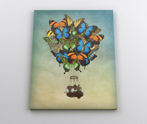 Cuadro En Lienzo Tayrona Store Mariposas 001 75x100cm