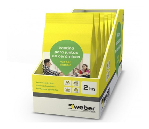 Pastina Para Ceramica Weber.color Classic X 14 Kg.