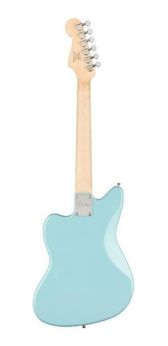 Imagen 2 de 4 de Guitarra eléctrica Squier by Fender Mini Jazzmaster HH mini jazzmaster de álamo daphne blue brillante con diapasón de arce