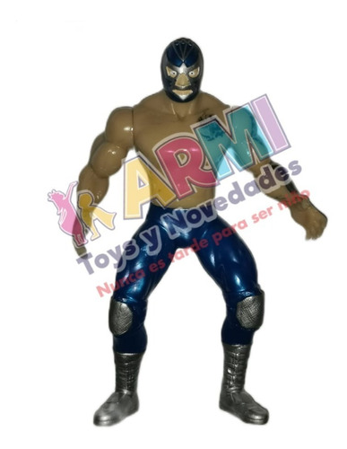 Luchador En Muñeco Modelo Diamante Azul Dmt