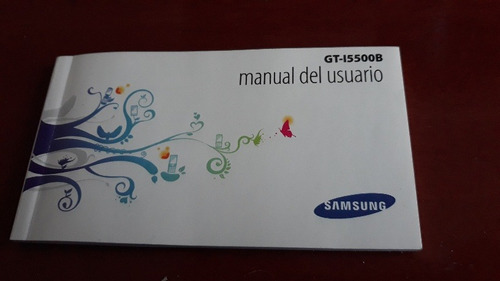 Manual Samsung Gt  5500b Original Impreso