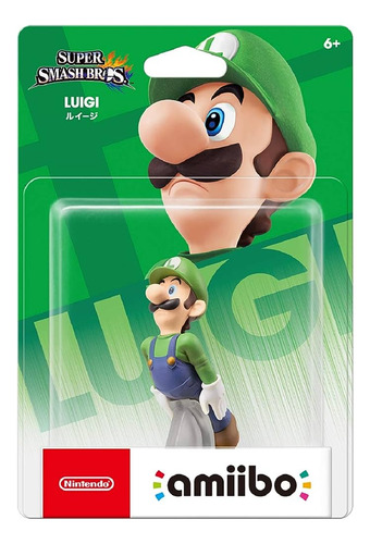 Figura interactiva de videojuego Luigi Super Mario Odyssey para la franquicia Amiibo de Nintendo Switch Amiibo Super Mario Odyssey