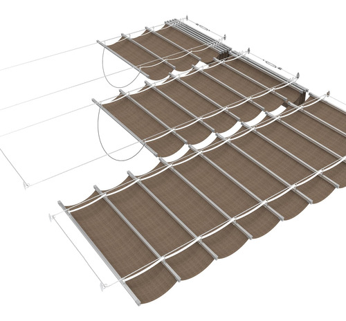 Tang Pergola Retractil De Repuesto Para Exteriores