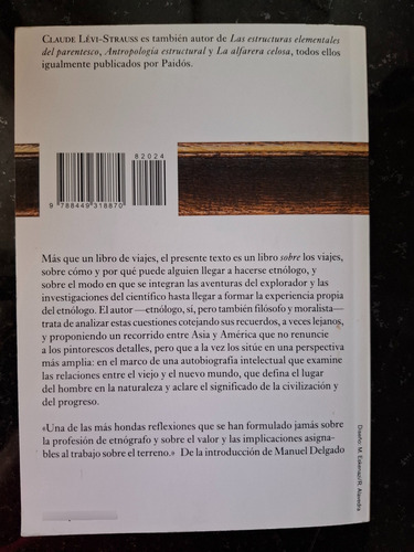 Triste Trópicos. Claude Levi-strauss