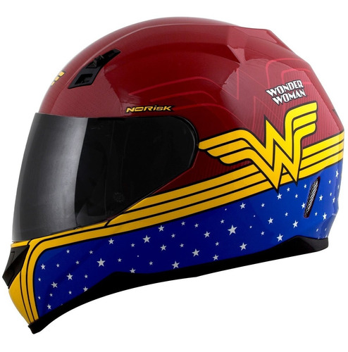 Capacete Norisk Ff391 Mulher Maravilha Limitada Edição 2019